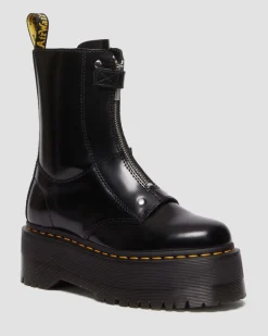 Boots plateformes Jetta Hi Max en cuir Buttero in Noir