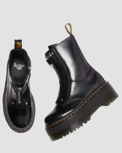 Boots plateformes Jetta Hi Max en cuir Buttero in Noir