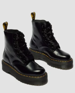 Boots Plateformes Molly in Noir
