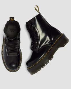 Boots Plateformes Molly in Noir