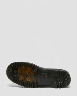 Boots plateformes Quad Church en cuir in Noir