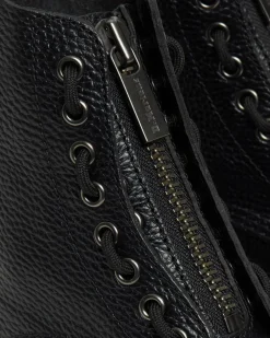 Boots plateformes Sinclair en cuir Milled Nappa in Noir