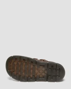 Boots Raffe en cuir Easy-On Junior in Marron Foncé