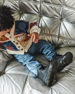 Boots Raffe en cuir pour tout-petit