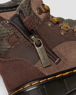 Boots Raffe en daim et cuir pour tout-petit in Marron Foncé