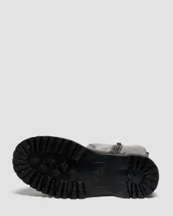 Boots Rejena en cuir Old Harness in Noir