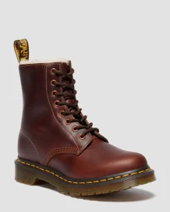 Boots 1460 Serena Doublées de Fourrure Synthétique in Toffee