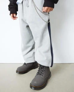 BOOTS 1460 SERENA DOUBLÉES DE FOURRURE SYNTHÉTIQUE JUNIOR in Gris