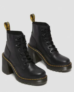 Boots à talons Jesy en cuir Sendal in Noir