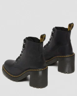 Boots à talons Jesy en cuir Sendal in Noir