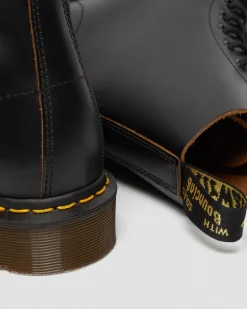 Boots 1460 Vintage en cuir Quilon in Noir