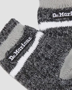 Chaussettes basses en coton mélangé chiné in Noir