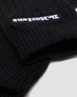 Chaussettes courtes Athletic Logo en coton biologique mélangé in Noir