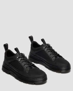CHAUSSRES REEDER MK.02 EN NYLON ET EN DAIM in Noir