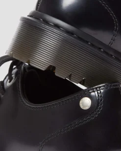 Chaussures Bex Zeffir en cuir Hair-On à 3 œillets in Noir