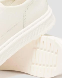 Chaussures Brookline en cuir nappa in Blanc Cassé