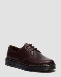 CHAUSSURES BROOKLINE LO EN CUIR CRAZY HORSE in Marron Foncé