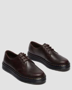 CHAUSSURES BROOKLINE LO EN CUIR CRAZY HORSE in Marron Foncé