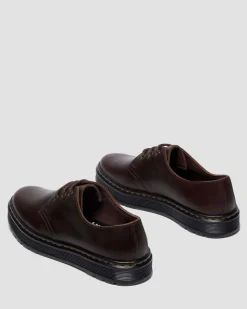 CHAUSSURES BROOKLINE LO EN CUIR CRAZY HORSE in Marron Foncé