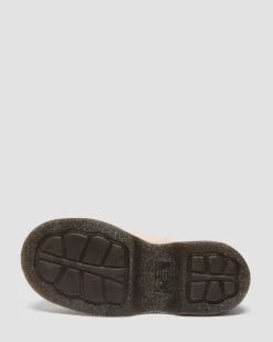 Chaussures Buzz en cuir à 5 œillets in Rose Poudré