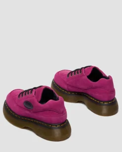 CHAUSSURES BUZZ EN MILLED NUBUCK À 5 ŒILLETS in Rose