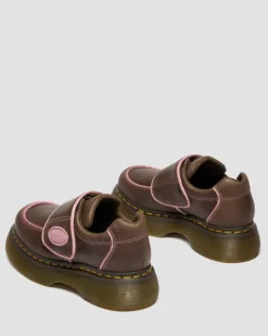Chaussures Buzz Strap en cuir Wyoming in Marron Foncé