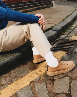 Chaussures casual Dante en toile in Savannah Tan