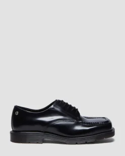 Chaussures Durrow en cuir Buttero à 5 œillets in Noir