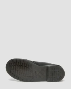 Chaussures 1461 en cuir à bout en métal in Noir