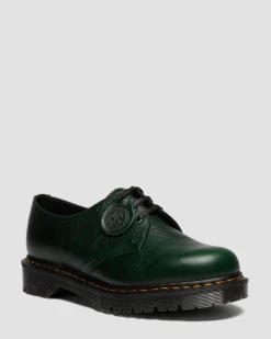 Chaussures 1461 en cuir Buckingham in Vert Doc's