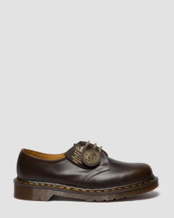 Chaussures 1461 en cuir Classic Calf in Gris Sépia