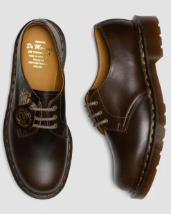 Chaussures 1461 en cuir Classic Calf in Gris Sépia