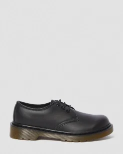CHAUSSURES 1461 EN CUIR JUNIOR in Noir