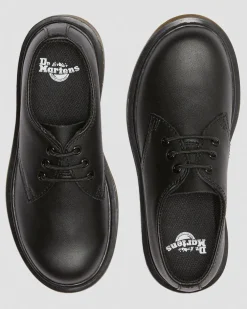 CHAUSSURES 1461 EN CUIR JUNIOR in Noir