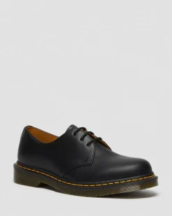 Chaussures 1461 en cuir Smooth in Noir