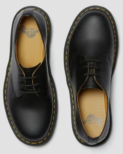 Chaussures 1461 en cuir Smooth in Noir