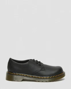 Chaussures 1461 en cuir Softy T Junior in Noir