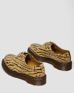 Chaussures 1461 en daim Wild Emboss in Brun Teck Et Noir
