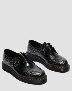 Chaussures 1461 Inferno en cuir à lacets in Argenté