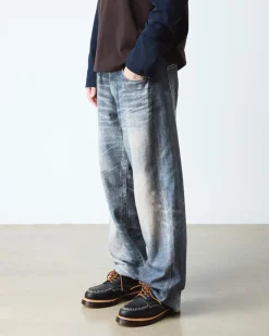 Chaussures Lowell en cuir Wild Grain à bout mocassin in Noir