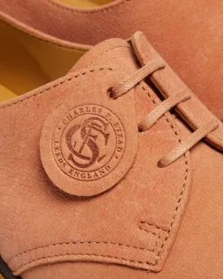 Chaussures 1461 Made in England en cuir nubuck in Rose