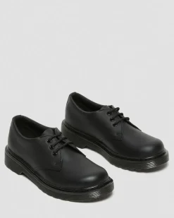 Chaussures 1461 Mono en cuir Softy T Junior in Noir