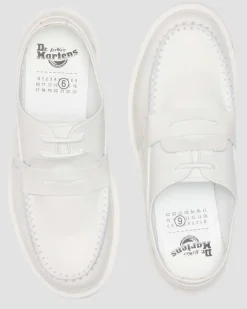 CHAUSSURES 1461 / PENTON MM6 EN CUIR in Blanc