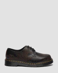 Chaussures 1461 Phoenix en cuir Vintage Smooth in Noir