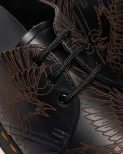 Chaussures 1461 Phoenix en cuir Vintage Smooth in Noir