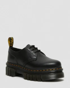 Chaussures plateformes Audrick en cuir Nappa Lux in Noir