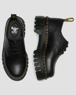 Chaussures plateformes Audrick en cuir Nappa Lux in Noir