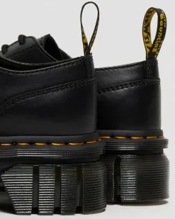 Chaussures plateformes Audrick en cuir Nappa Lux in Noir