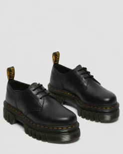 Chaussures plateformes Audrick en cuir Nappa Lux in Noir