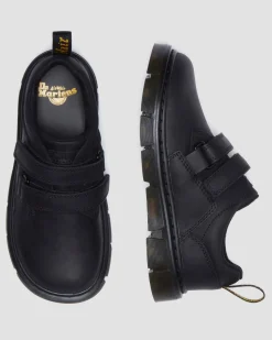 Chaussures Raffe en cuir à brides Junior in Noir